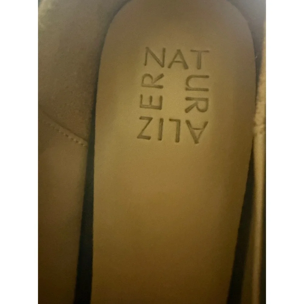 Naturalizer Warner Navy Blue Square Toe Block Heel Pumps Womens Size 10M Comfort